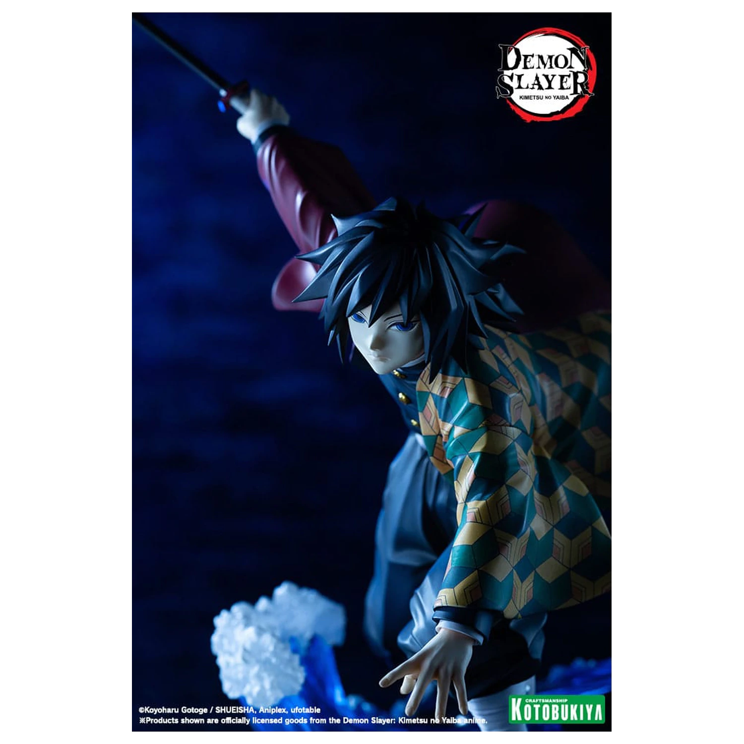 Demon Slayer: Kimetsu no Yaiba ARTFXJ kip 1/8 Giyu Tomioka 21 cm fotografija izdelka