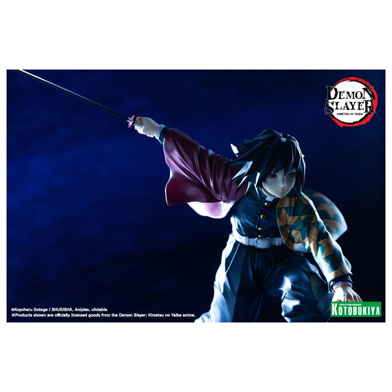 Demon Slayer: Kimetsu no Yaiba ARTFXJ kip 1/8 Giyu Tomioka 21 cm fotografija izdelka