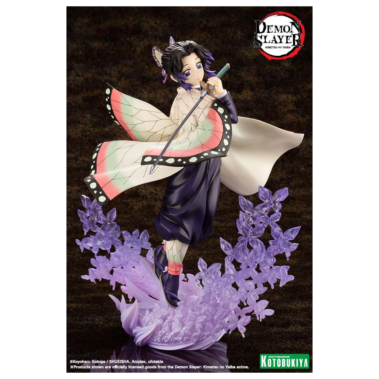 Demon Slayer: Kimetsu no Yaiba ARTFXJ kip 1/8 Shinobu Kocho 25 cm fotografija izdelka
