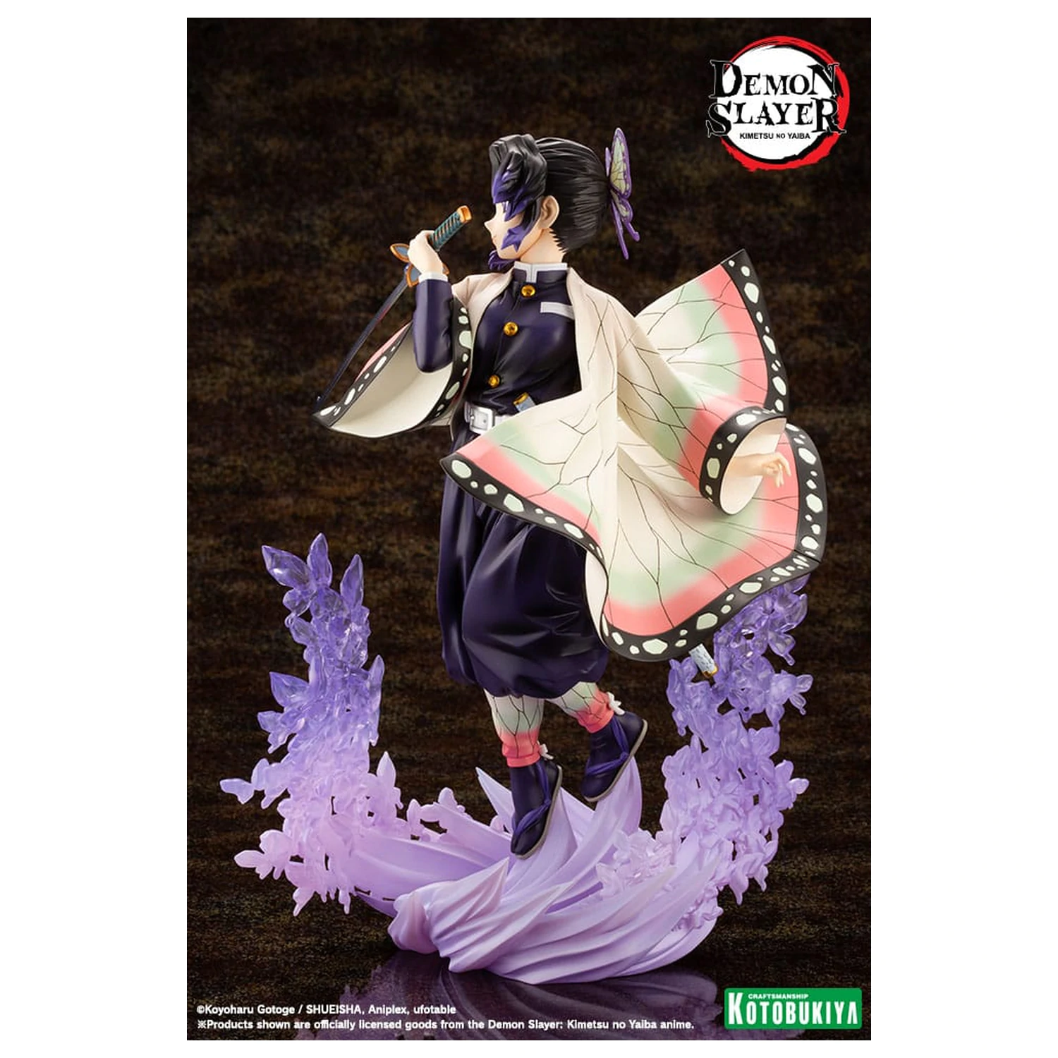Demon Slayer: Kimetsu no Yaiba ARTFXJ kip 1/8 Shinobu Kocho 25 cm fotografija izdelka