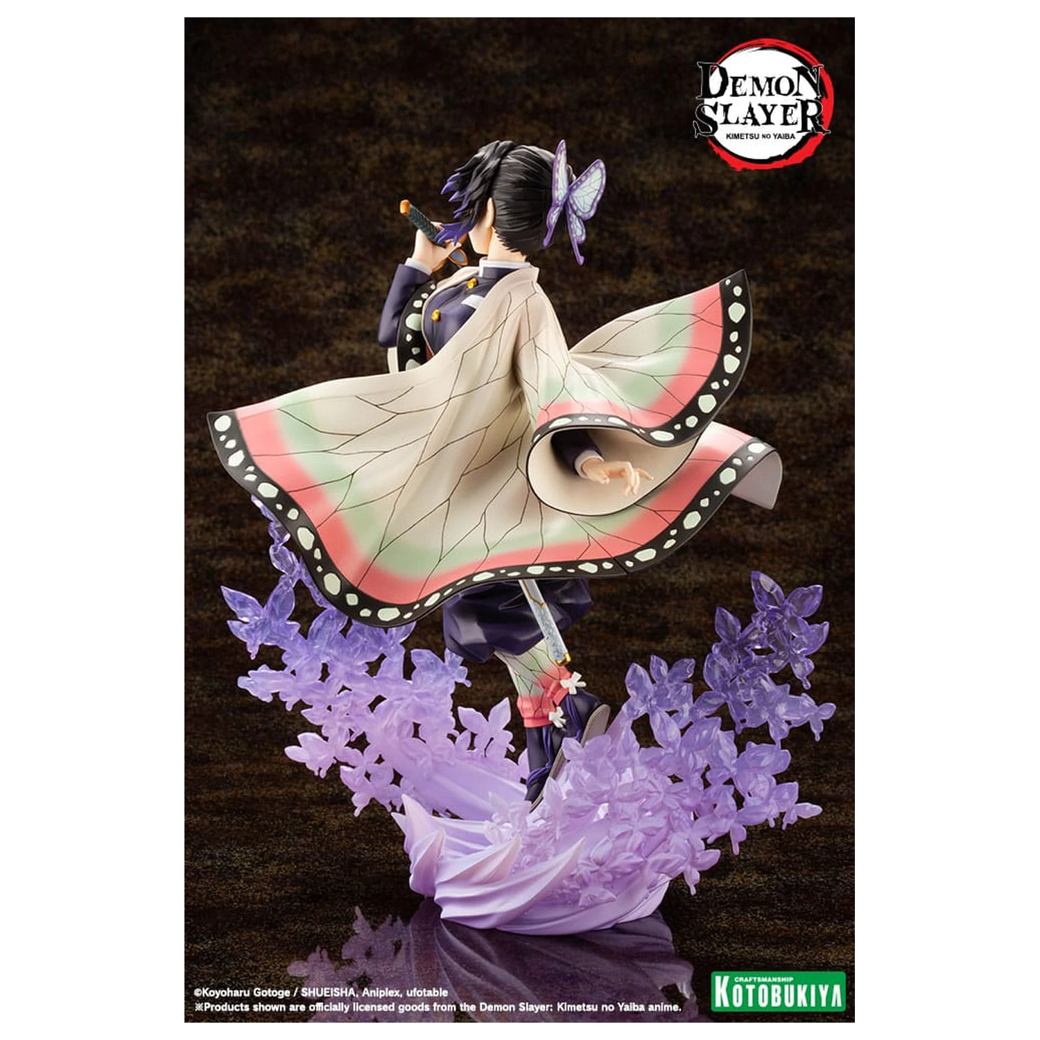 Demon Slayer: Kimetsu no Yaiba ARTFXJ kip 1/8 Shinobu Kocho 25 cm fotografija izdelka
