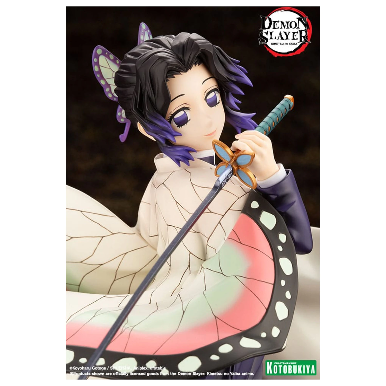 Demon Slayer: Kimetsu no Yaiba ARTFXJ kip 1/8 Shinobu Kocho 25 cm fotografija izdelka