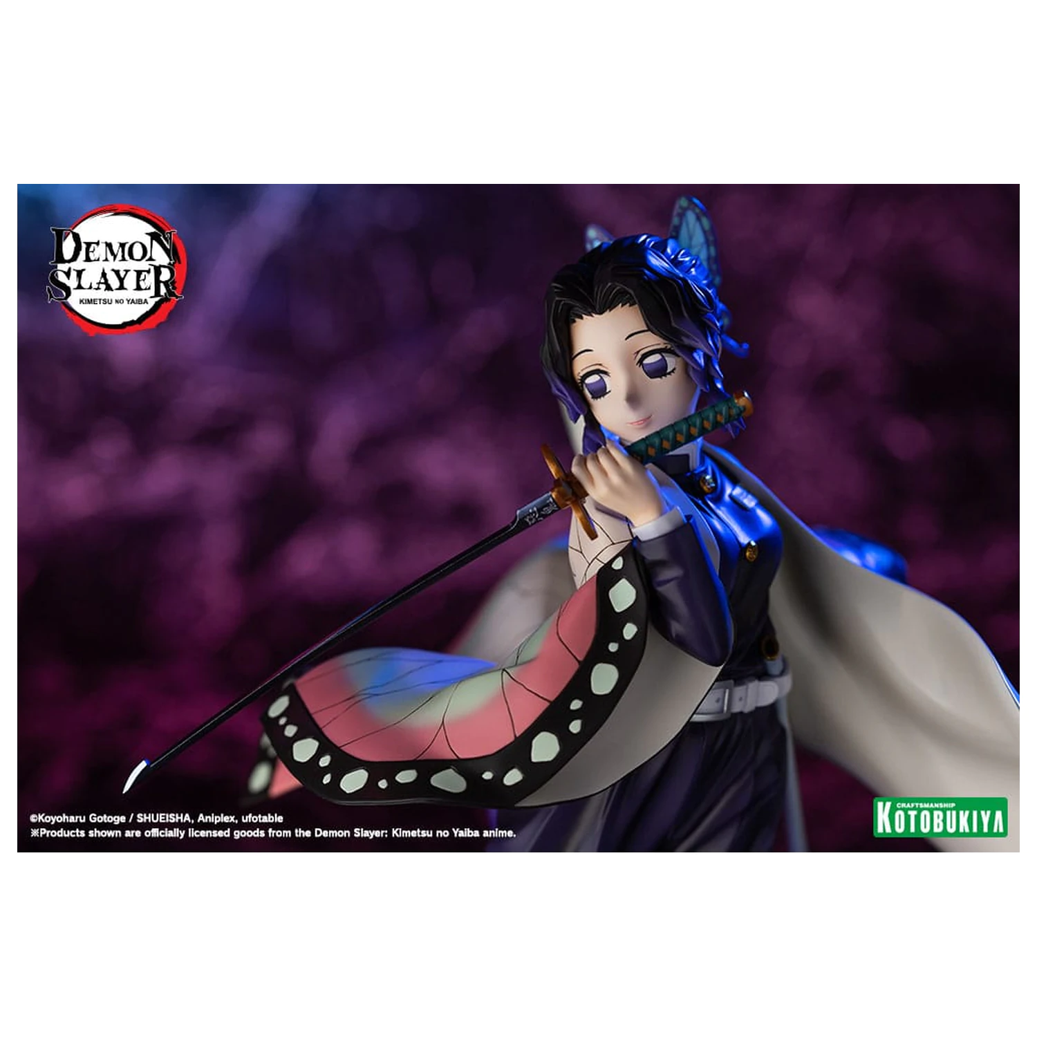 Demon Slayer: Kimetsu no Yaiba ARTFXJ kip 1/8 Shinobu Kocho 25 cm fotografija izdelka