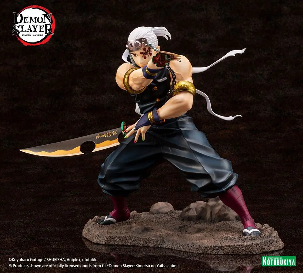 Demon Slayer: Kimetsu no Yaiba ARTFXJ Kip 1/8 Tengen Uzui Regular Edition 23 cm fotografija izdelka