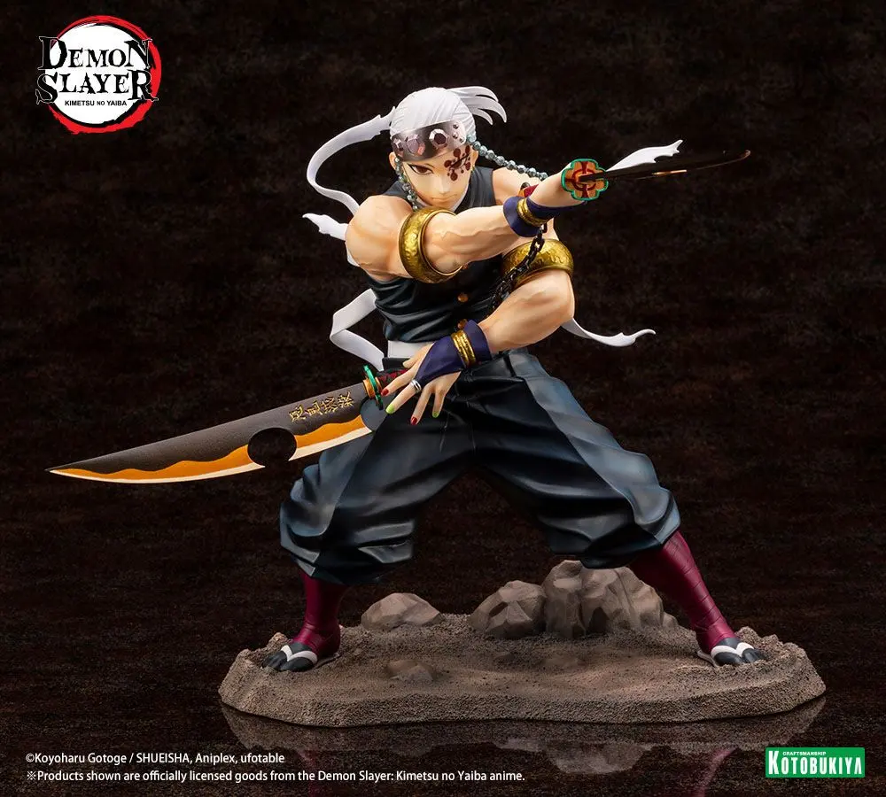 Demon Slayer: Kimetsu no Yaiba ARTFXJ Kip 1/8 Tengen Uzui Regular Edition 23 cm fotografija izdelka