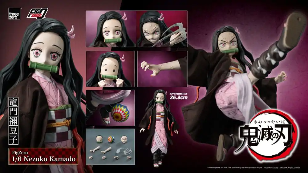 Demon Slayer: Kimetsu no Yaiba FigZero akcijska figura 1/6 Nezuko Kamado 26 cm fotografija izdelka