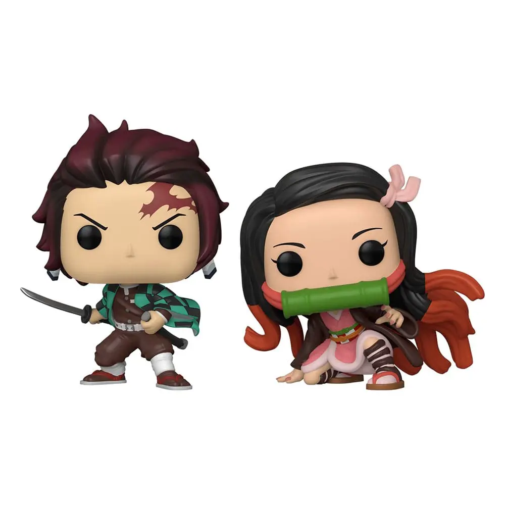 Demon Slayer: Kimetsu no Yaiba POP! Animation Vinilne Figure 2-Pack Tanjiro & Nezuko 9 cm fotografija izdelka