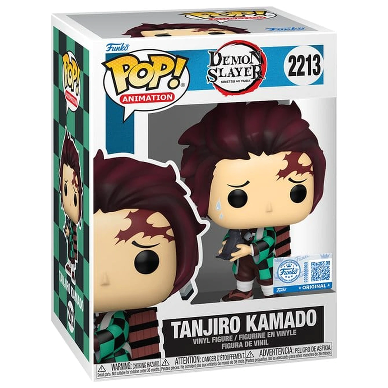 Demon Slayer: Kimetsu no Yaiba Funko POP! Animation Vinilna figura Tanjiro w/Crow 9 cm fotografija izdelka