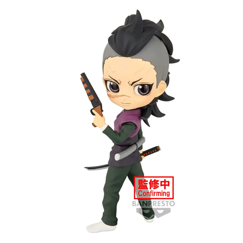 Demon Slayer Kimetsu no Yaiba Genya Shinazugawa Q posket figura 14 cm fotografija izdelka