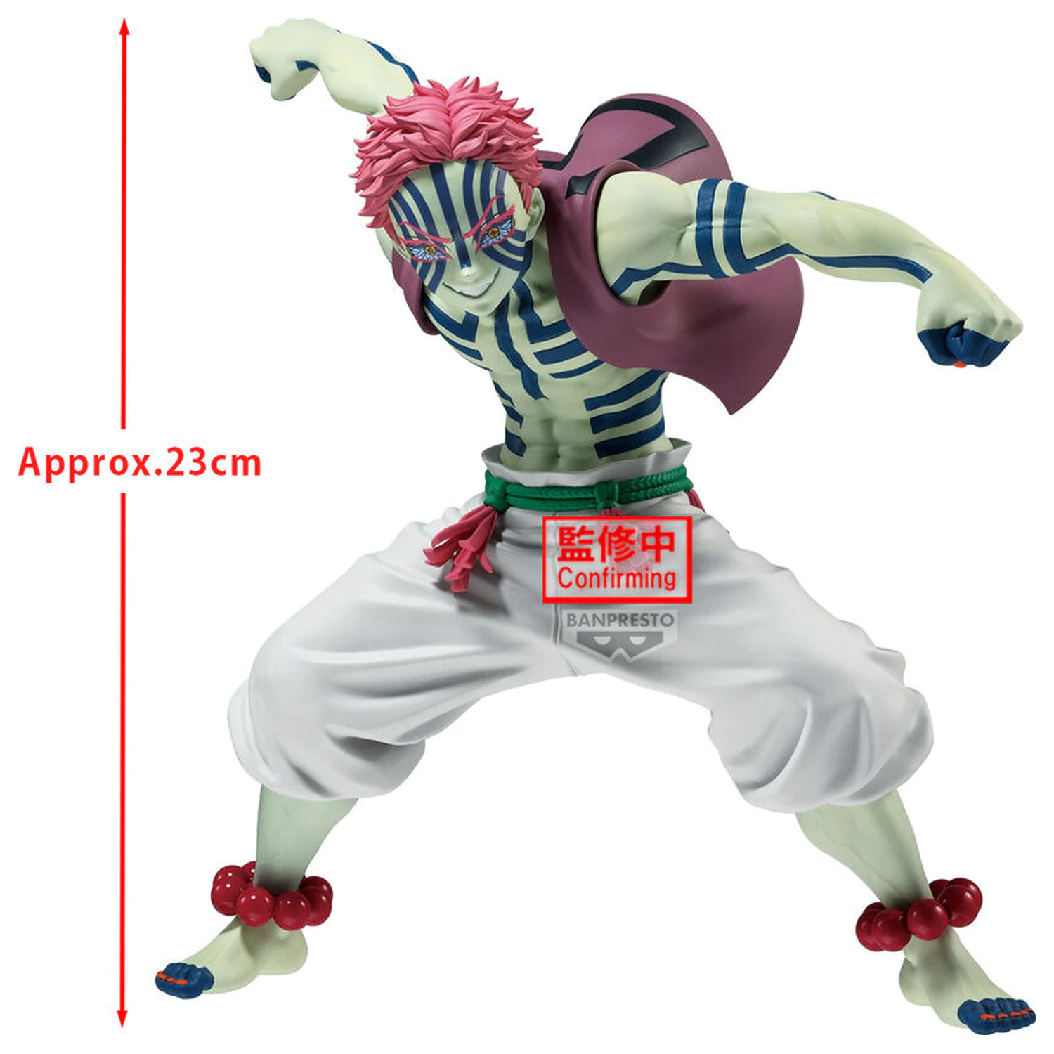 Demon Slayer Kimetsu no Yaiba Grandista Akaza II figura 23cm fotografija izdelka
