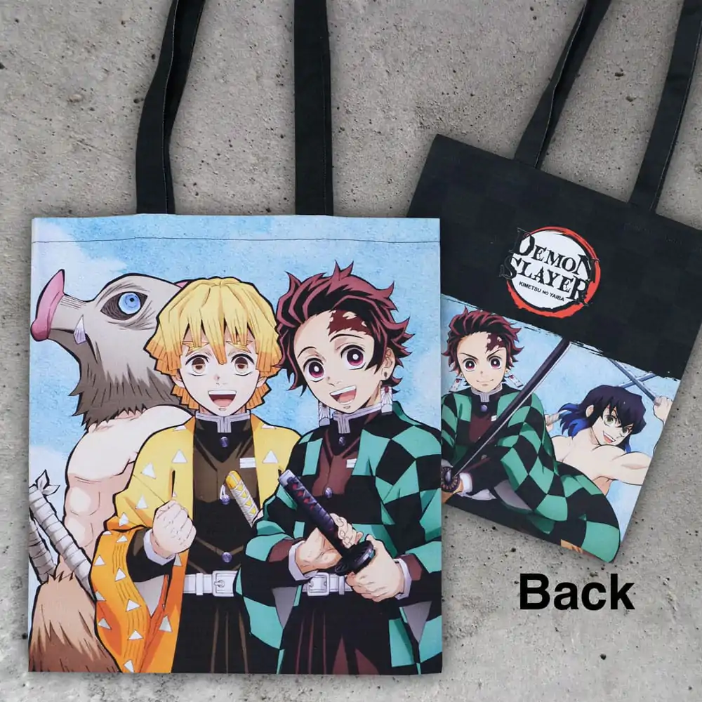 Demon Slayer: Kimetsu no Yaiba Tote Torba Inosuke, Zenitsu, Tanjiro fotografija izdelka