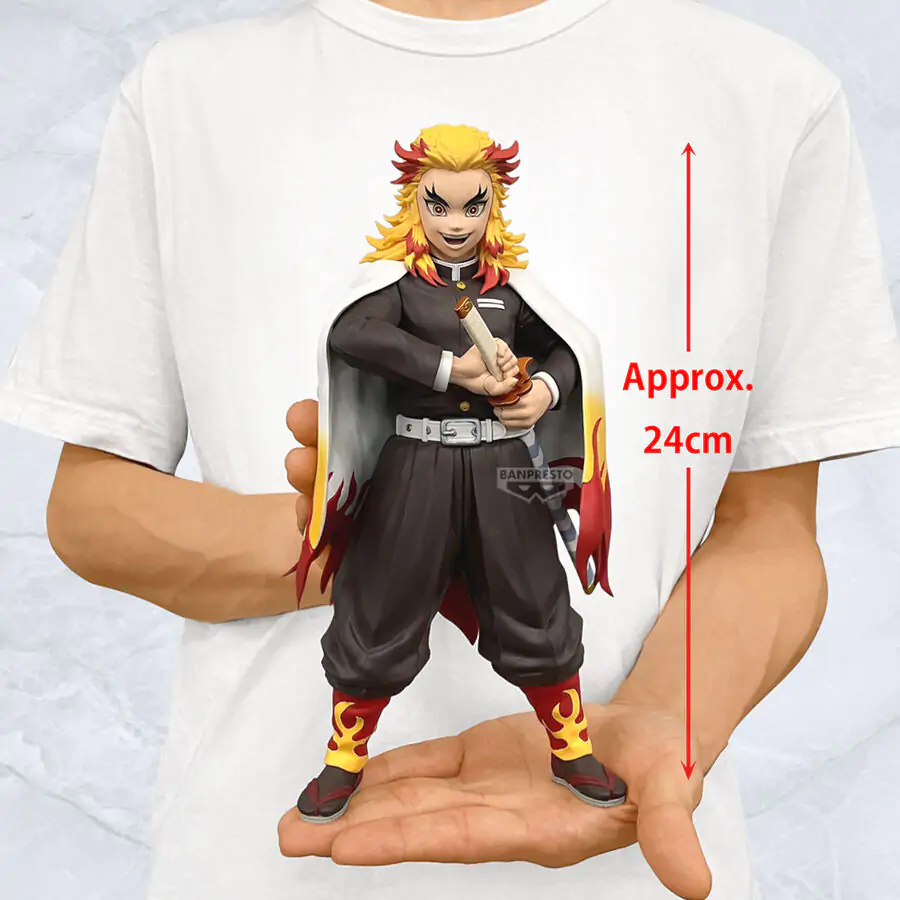 Demon Slayer Kimetsu no Yaiba Kyojuro Rengoku Grandista figura 24 cm fotografija izdelka