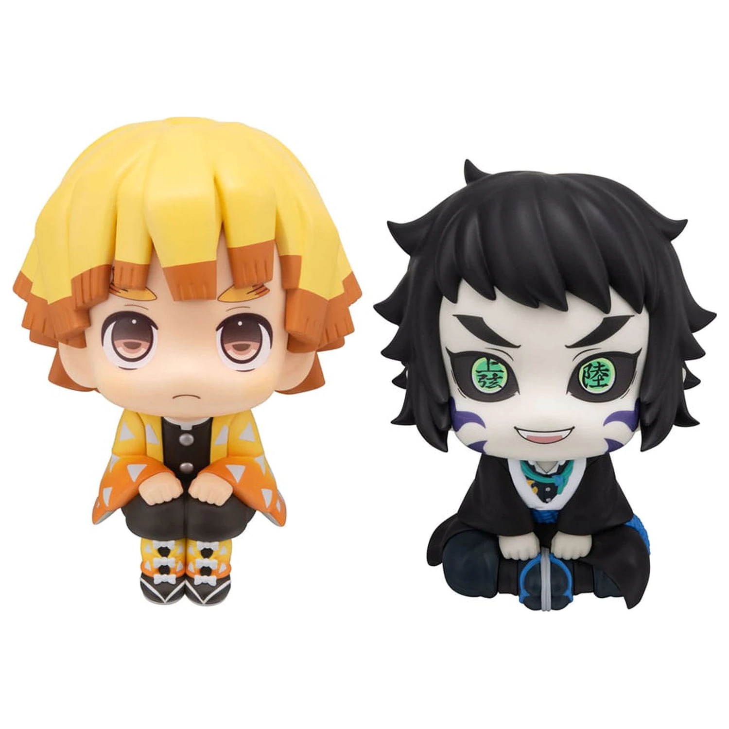 Demon Slayer: Kimetsu no Yaiba Look Up PVC figurici paket 2 kosov Zenitsu Agatsuma Grumpy Ver. & Kaigaku 11 cm z darilom fotografija izdelka