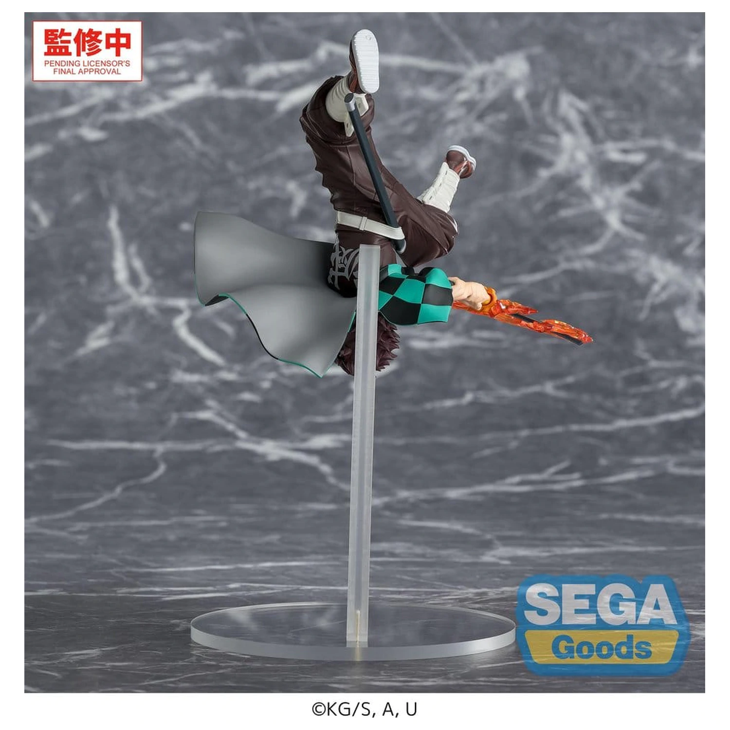 Demon Slayer: Kimetsu no Yaiba Luminasta PVC figura Tanjiro Kamado Hinokami Kagura Setting Sun Transformation 15 cm fotografija izdelka