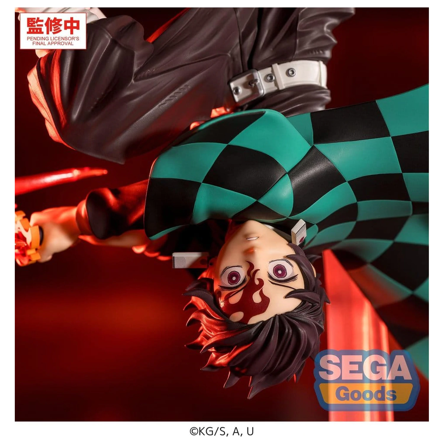 Demon Slayer: Kimetsu no Yaiba Luminasta PVC figura Tanjiro Kamado Hinokami Kagura Setting Sun Transformation 15 cm fotografija izdelka