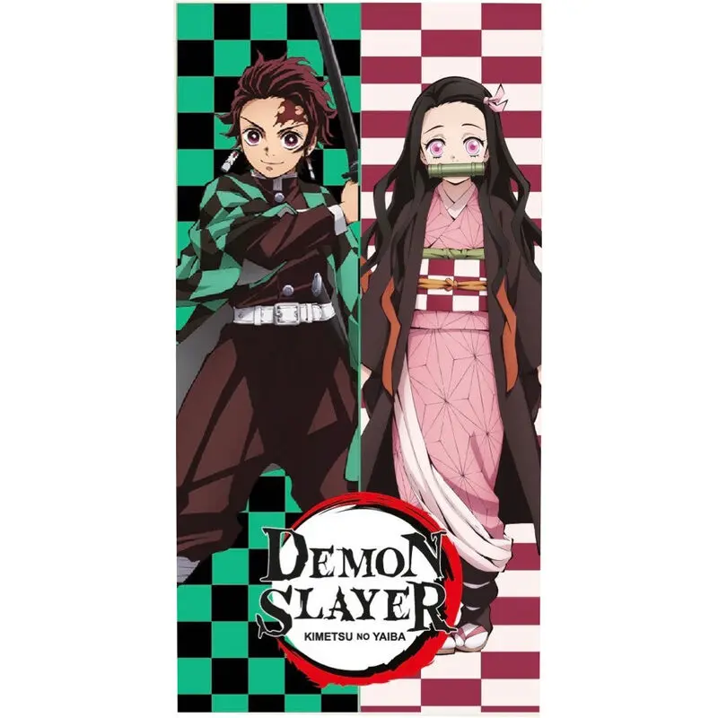 Demon Slayer Kimetsu no Yaiba brisača za plažo iz mikrovlaken fotografija izdelka