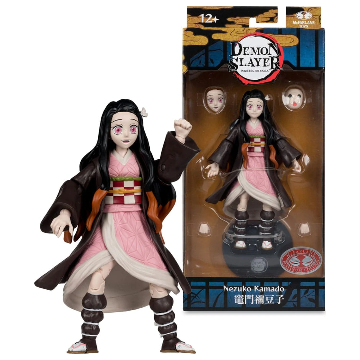 Demon Slayer: Kimetsu no Yaiba akcijska figura Nezuko Kamado Platinum Edition 14 cm fotografija izdelka