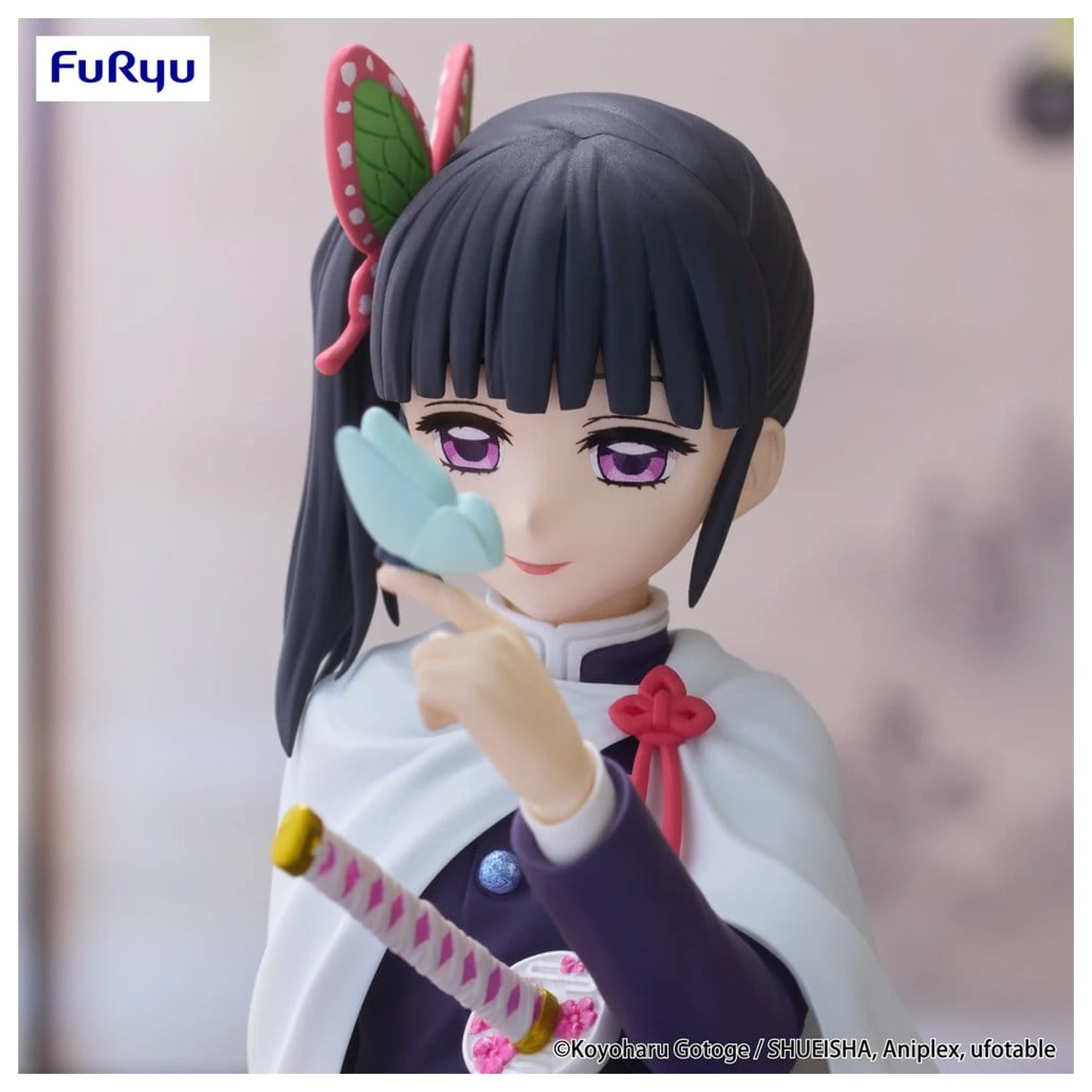 Demon Slayer: Kimetsu no Yaiba zamašek za rezance PVC figura Tsuyuri Kanao 8 cm fotografija izdelka