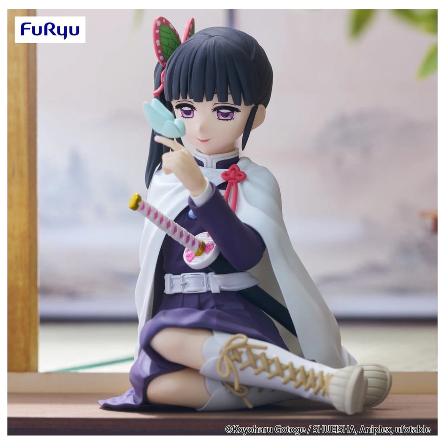 Demon Slayer: Kimetsu no Yaiba zamašek za rezance PVC figura Tsuyuri Kanao 8 cm fotografija izdelka