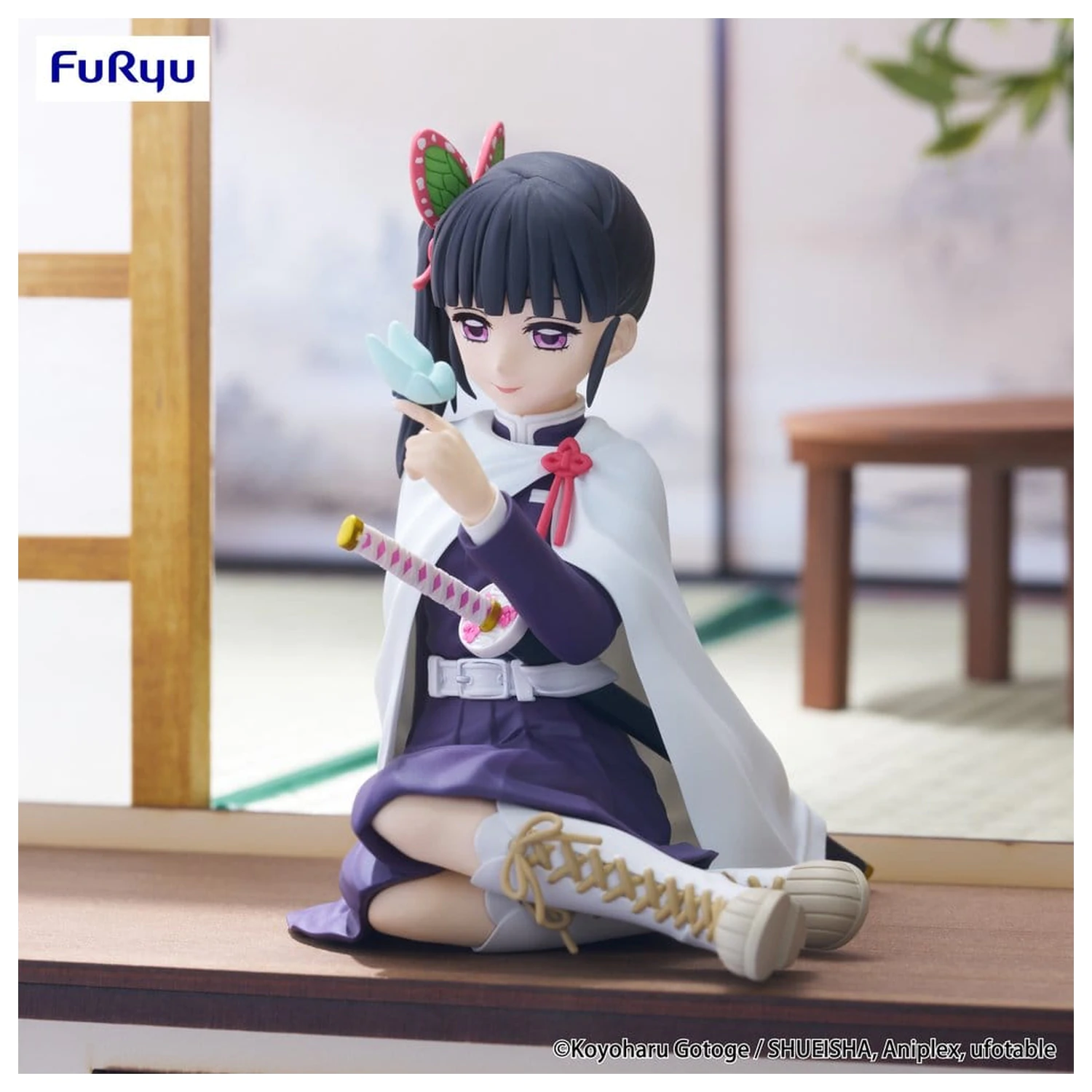 Demon Slayer: Kimetsu no Yaiba zamašek za rezance PVC figura Tsuyuri Kanao 8 cm fotografija izdelka