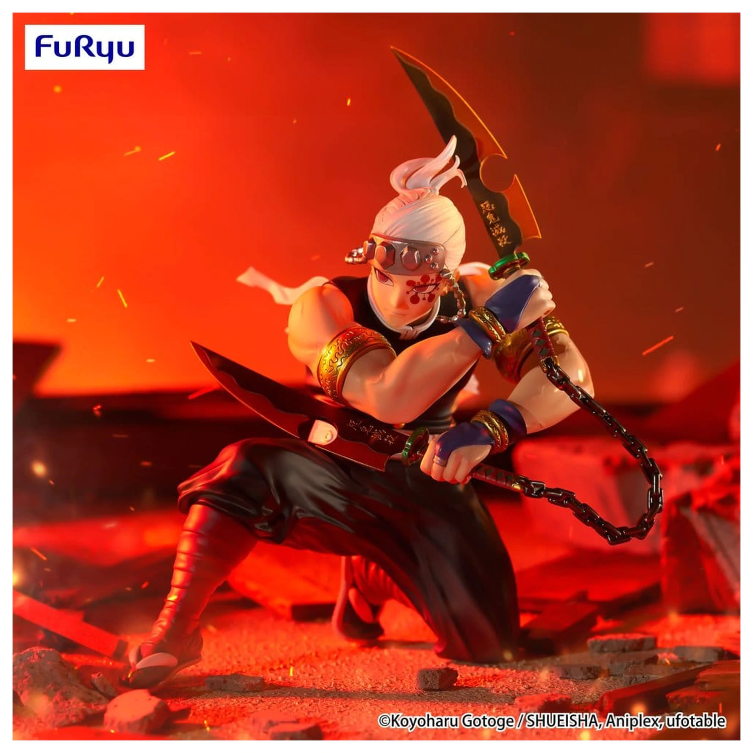 Demon Slayer: Kimetsu no Yaiba Noodle Stopper PVC figura Uzui Tengen 15 cm fotografija izdelka