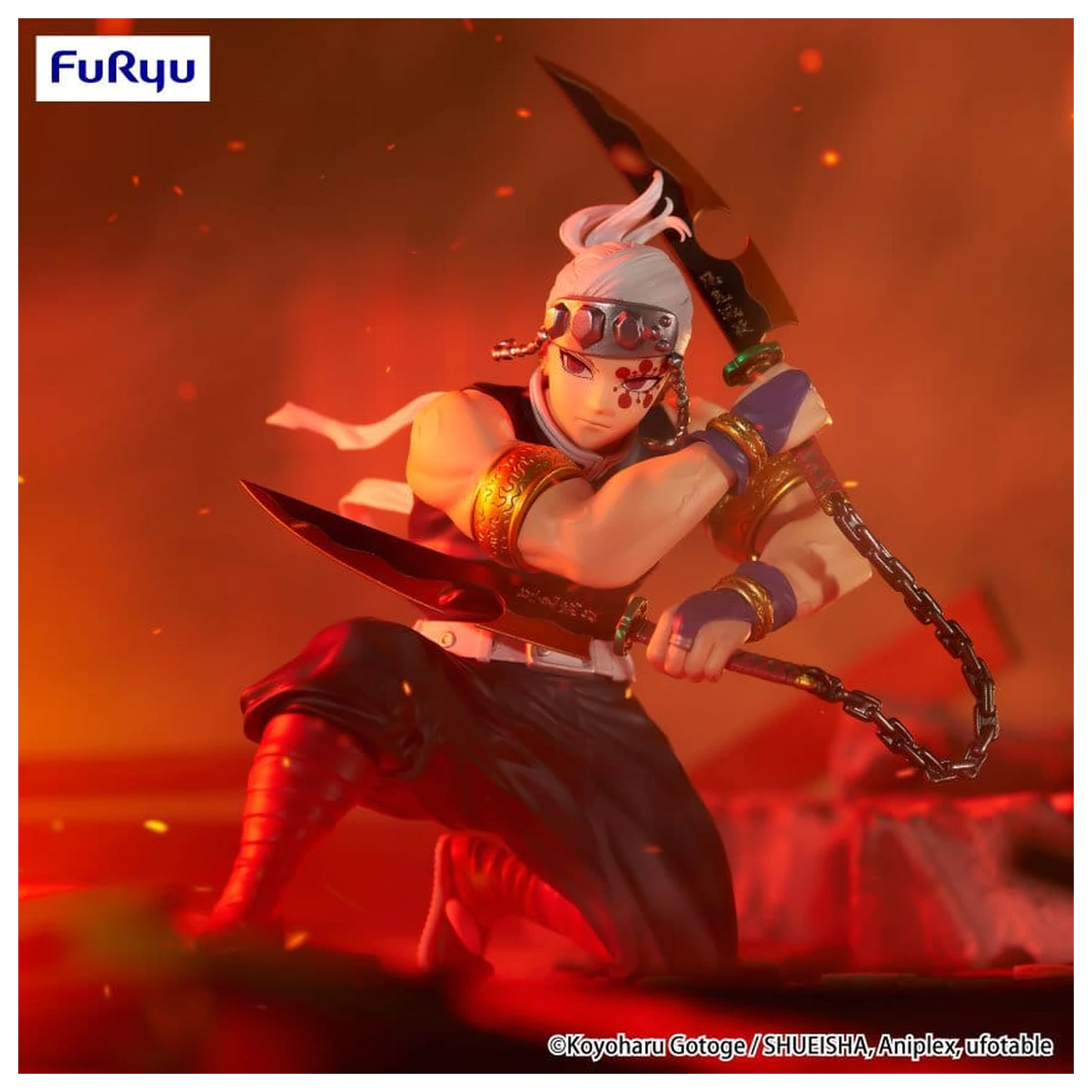 Demon Slayer: Kimetsu no Yaiba Noodle Stopper PVC figura Uzui Tengen 15 cm fotografija izdelka
