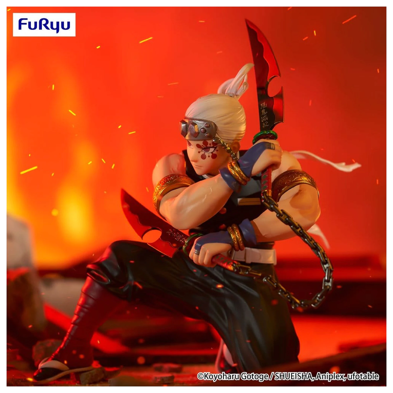 Demon Slayer: Kimetsu no Yaiba Noodle Stopper PVC figura Uzui Tengen 15 cm fotografija izdelka