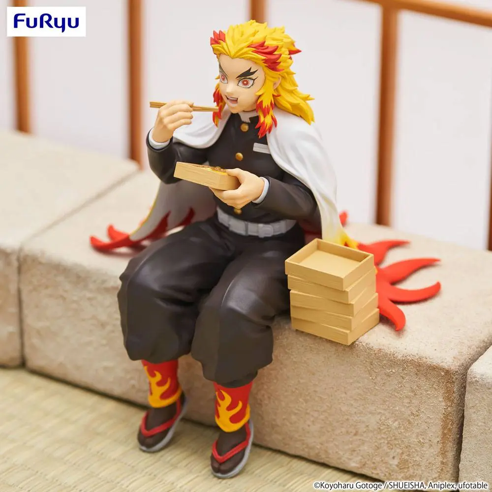 Demon Slayer: Kimetsu no Yaiba Noodle Stopper PVC kip Rengoku Kyojuro 14 cm fotografija izdelka