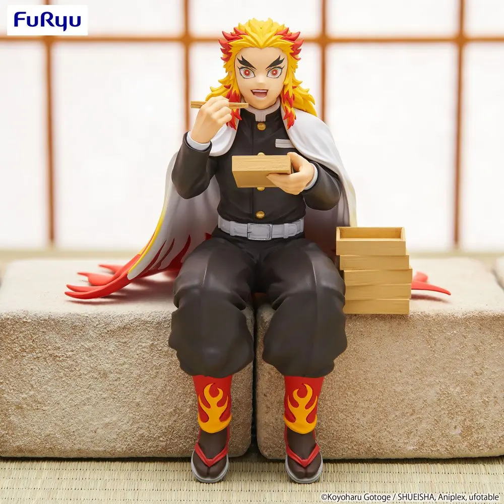 Demon Slayer: Kimetsu no Yaiba Noodle Stopper PVC kip Rengoku Kyojuro 14 cm fotografija izdelka