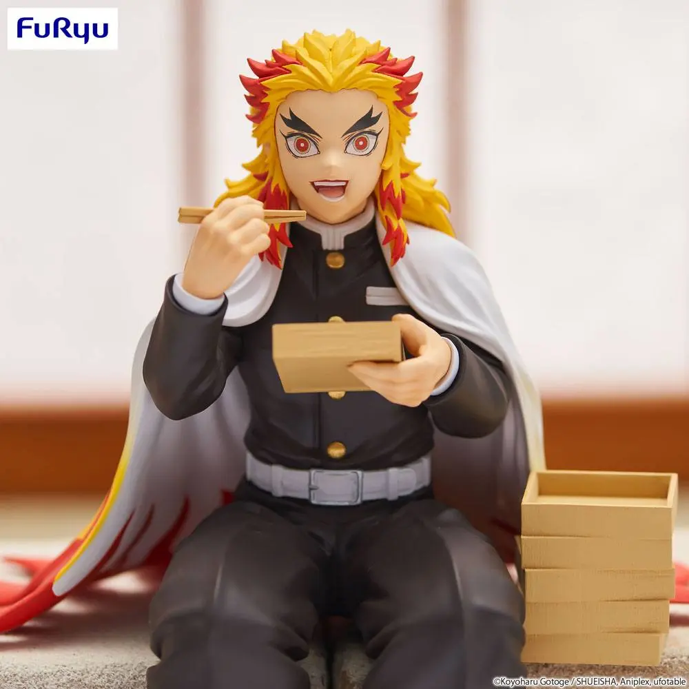 Demon Slayer: Kimetsu no Yaiba Noodle Stopper PVC kip Rengoku Kyojuro 14 cm fotografija izdelka
