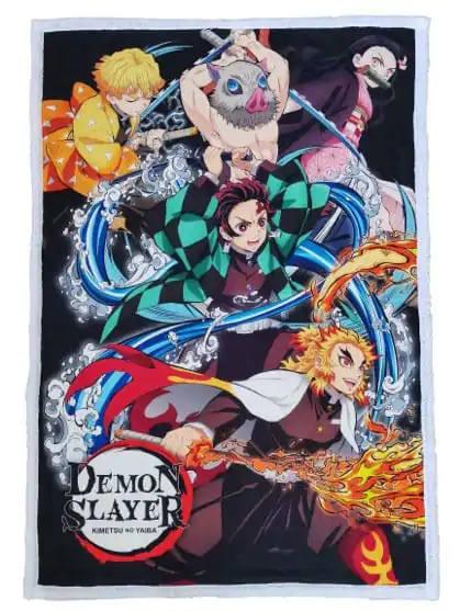 Demon Slayer: Kimetsu no Yaiba Fleece Odeja 100 x 150 cm fotografija izdelka