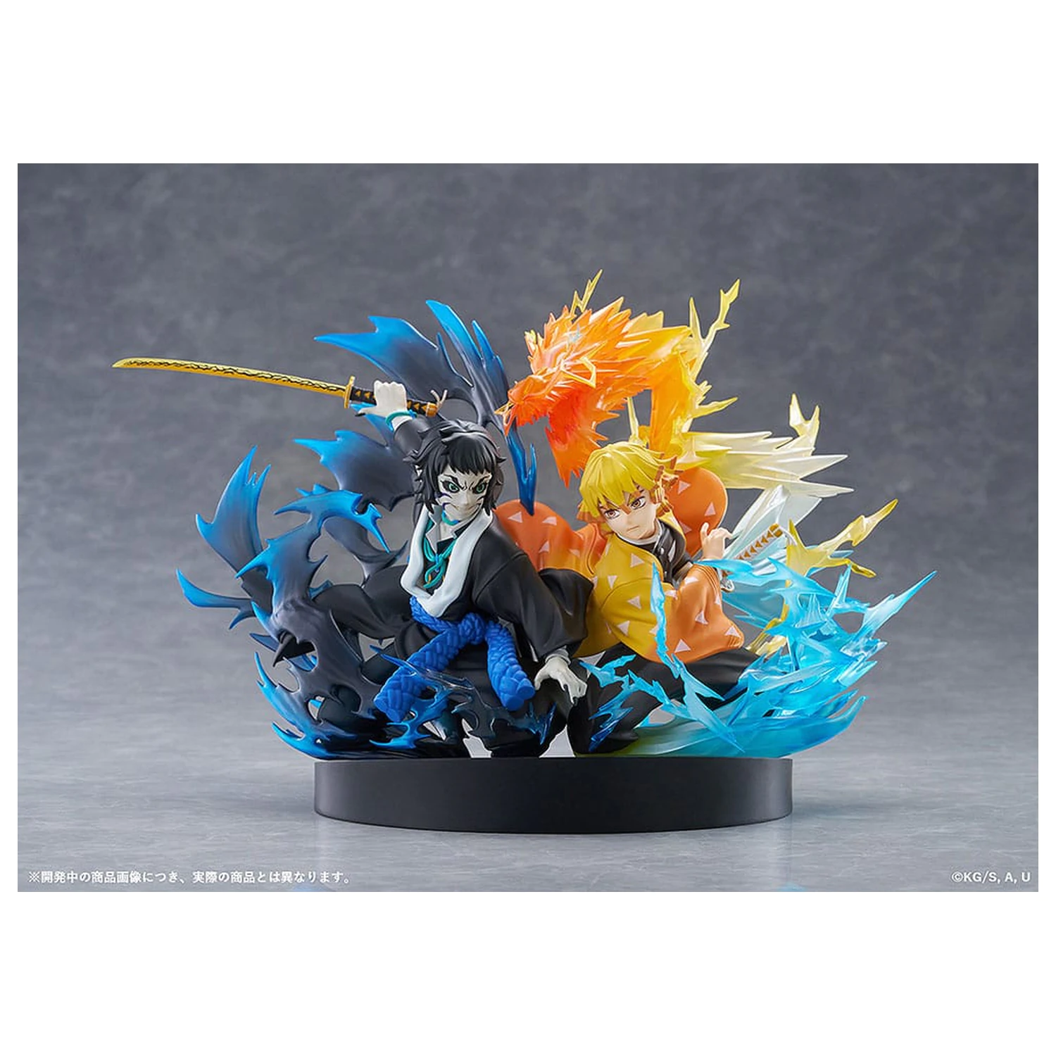Demon Slayer: Kimetsu no Yaiba PVC Kip Zenitsu Agatsuma & Kaigaku 15 cm fotografija izdelka