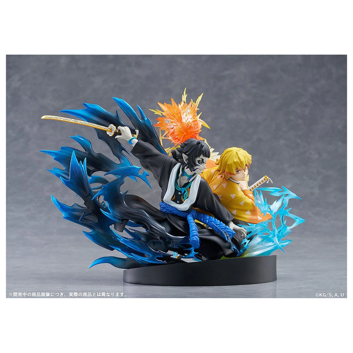 Demon Slayer: Kimetsu no Yaiba PVC Kip Zenitsu Agatsuma & Kaigaku 15 cm fotografija izdelka