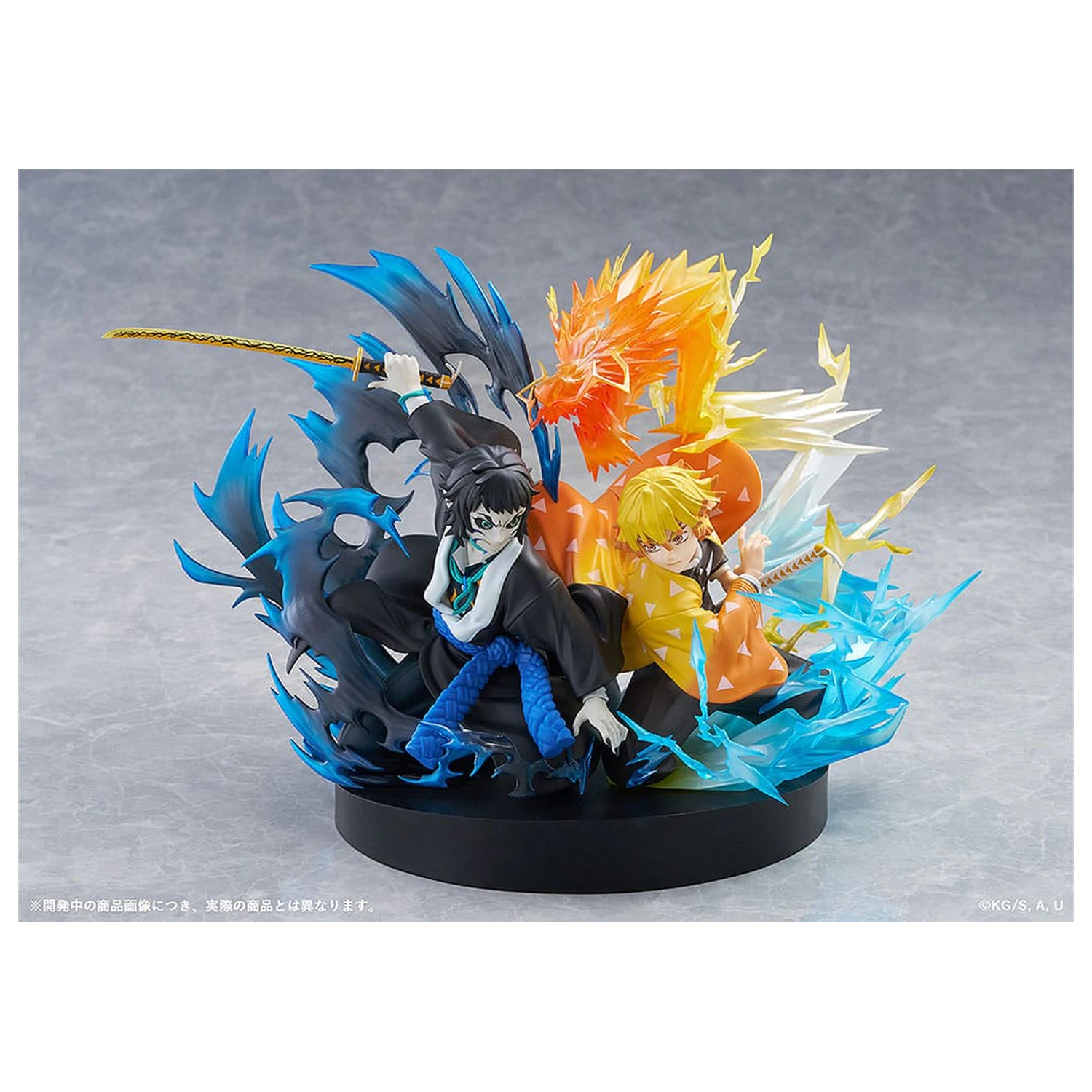 Demon Slayer: Kimetsu no Yaiba PVC Kip Zenitsu Agatsuma & Kaigaku 15 cm fotografija izdelka
