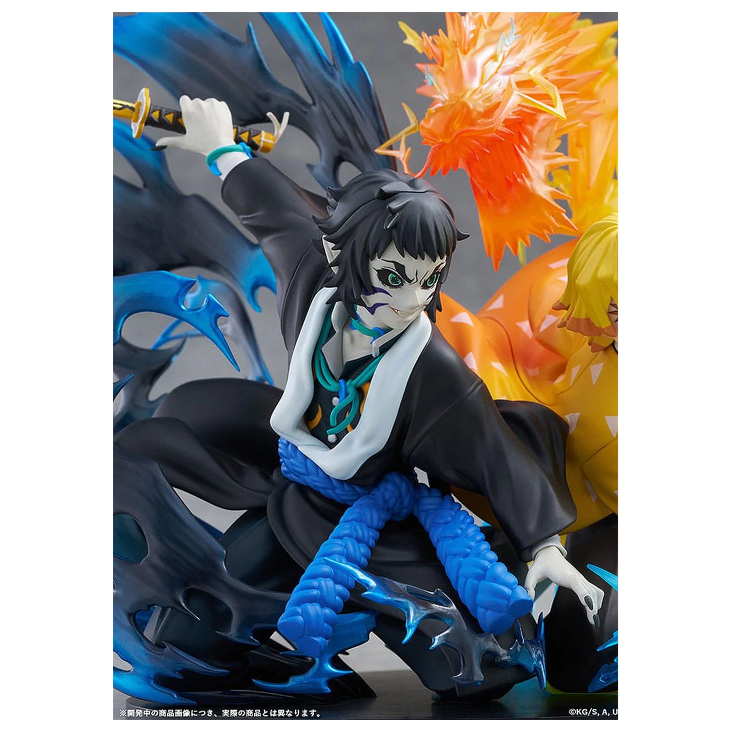 Demon Slayer: Kimetsu no Yaiba PVC Kip Zenitsu Agatsuma & Kaigaku 15 cm fotografija izdelka