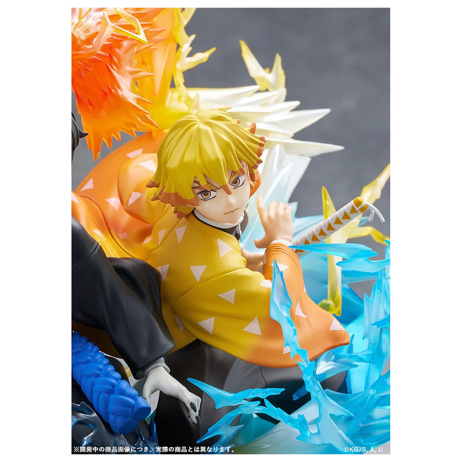 Demon Slayer: Kimetsu no Yaiba PVC Kip Zenitsu Agatsuma & Kaigaku 15 cm fotografija izdelka