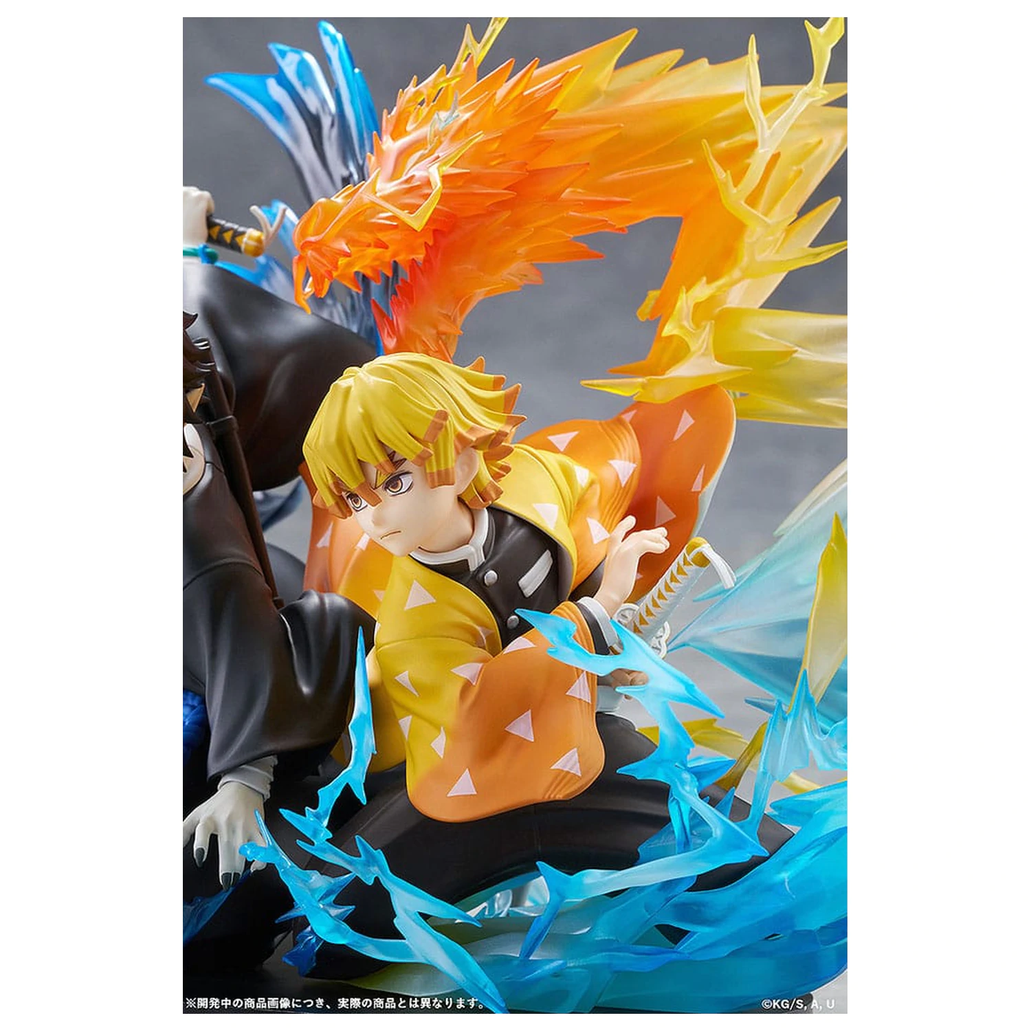 Demon Slayer: Kimetsu no Yaiba PVC Kip Zenitsu Agatsuma & Kaigaku 15 cm fotografija izdelka