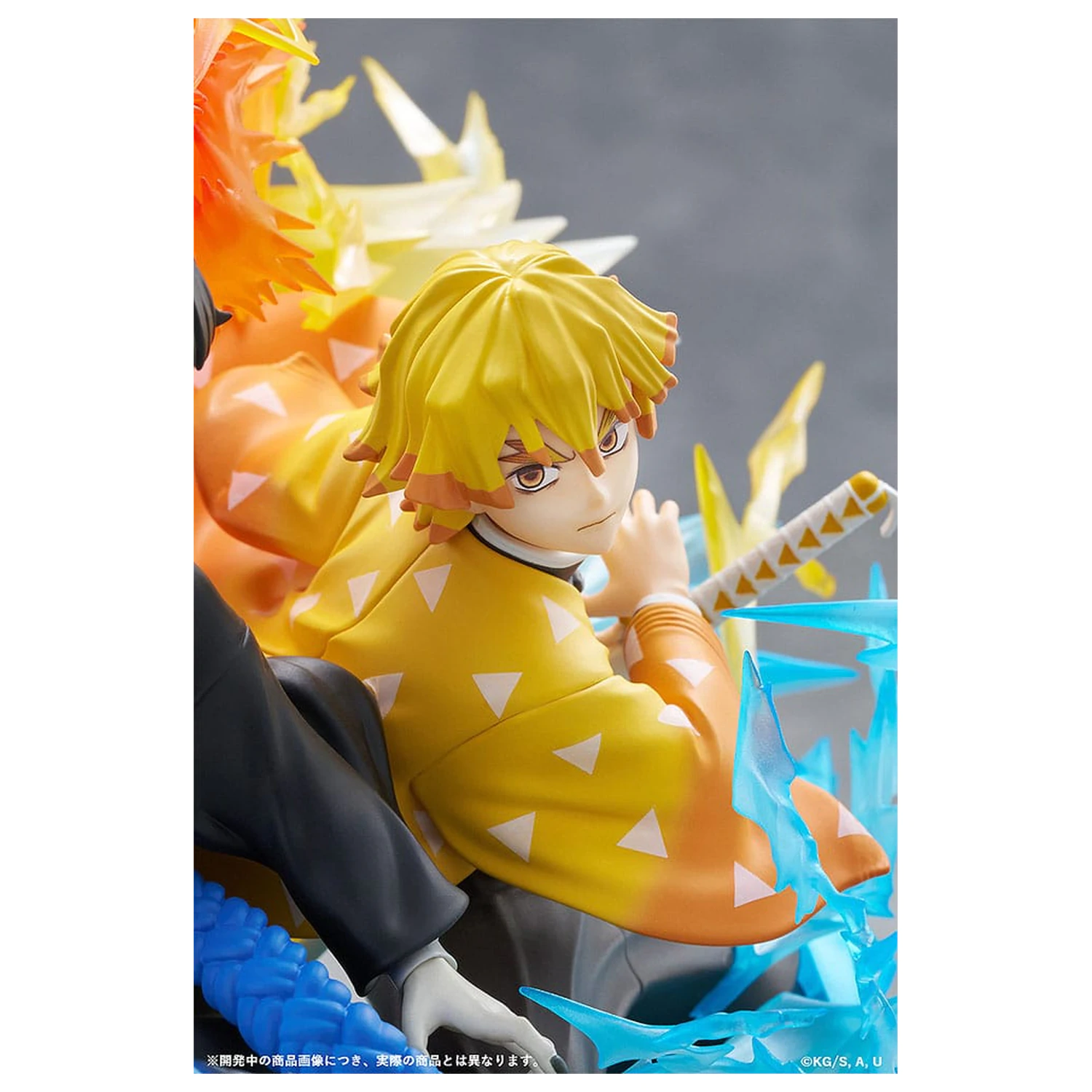 Demon Slayer: Kimetsu no Yaiba PVC Kip Zenitsu Agatsuma & Kaigaku 15 cm fotografija izdelka