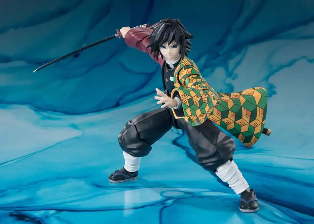 Demon Slayer: Kimetsu no Yaiba S.H. Figuarts Akcijska figura Giyu Tomioka 15 cm fotografija izdelka