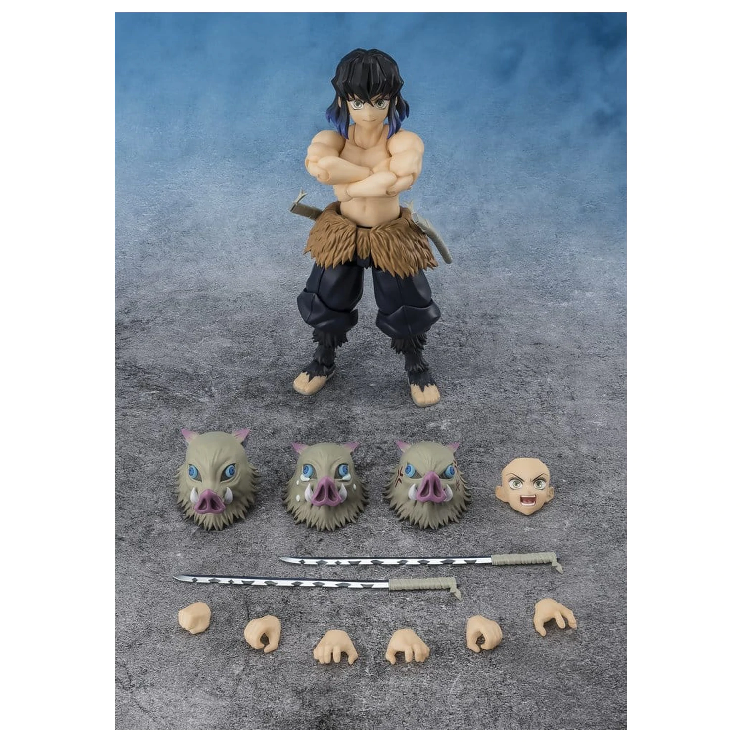 Demon Slayer: Kimetsu no Yaiba S.H. Figuarts akcijska figura Inosuke Hashibira 14 cm fotografija izdelka