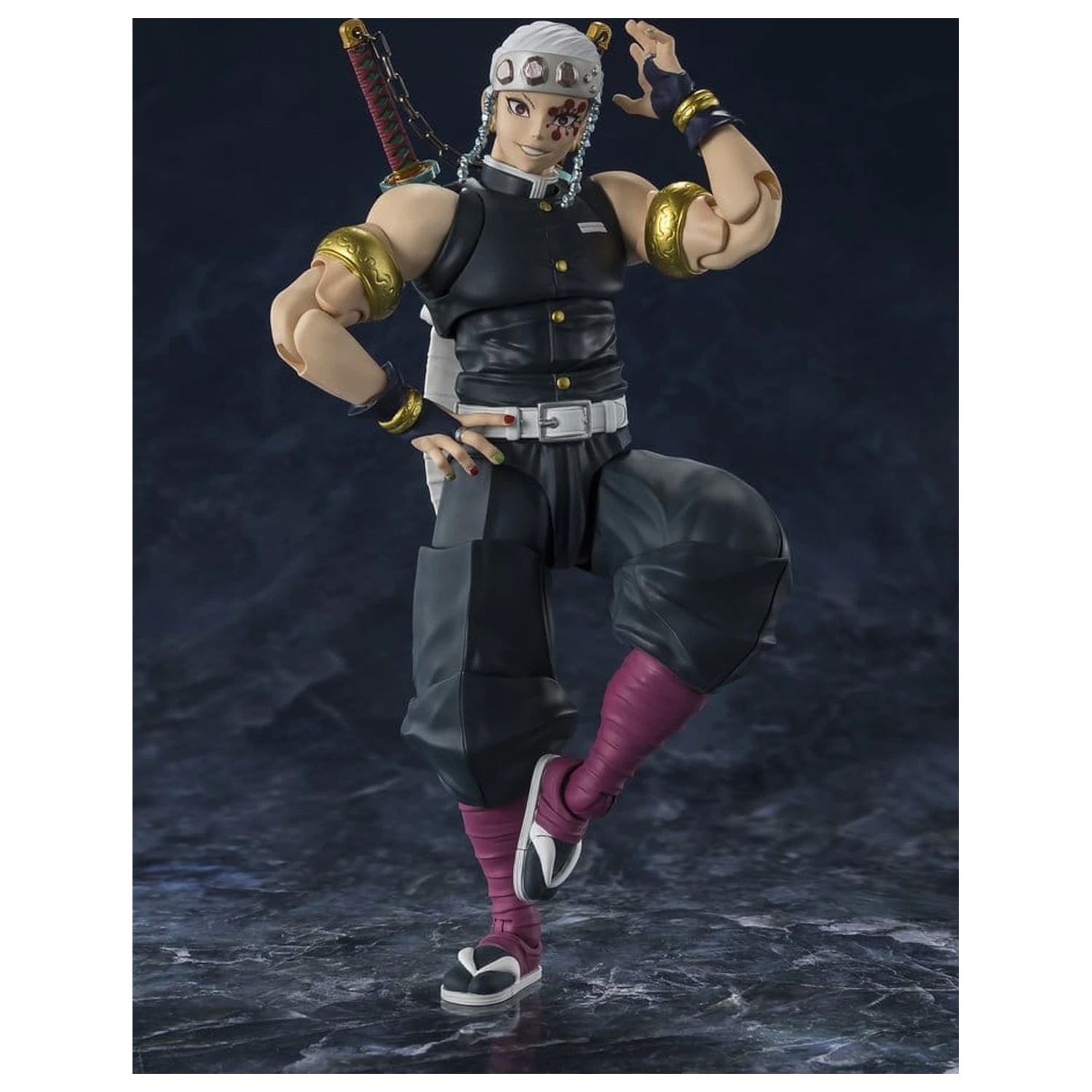 Demon Slayer: Kimetsu no Yaiba S.H.Figuarts akcijska figura Uzui Tengen 17 cm fotografija izdelka
