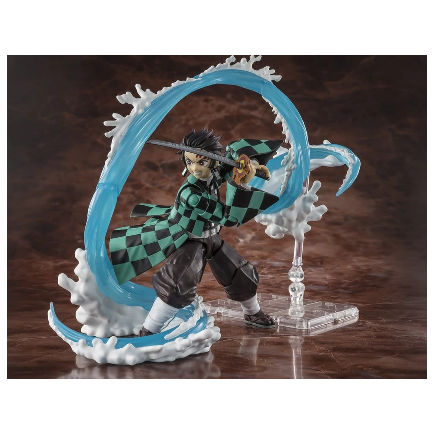Demon Slayer: Kimetsu no Yaiba S.H. Figuarts Komplet dodatkov Tanjiro Kamado & Giyu Tomioka Water Breathing Option Parts Set fotografija izdelka