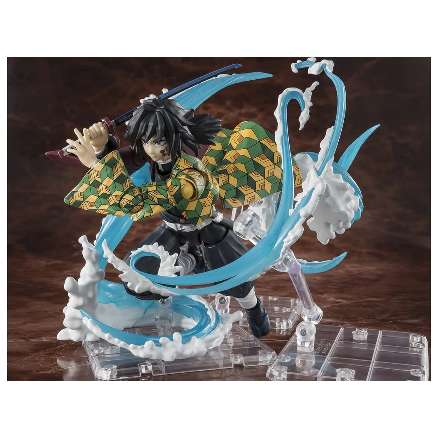 Demon Slayer: Kimetsu no Yaiba S.H. Figuarts Komplet dodatkov Tanjiro Kamado & Giyu Tomioka Water Breathing Option Parts Set fotografija izdelka