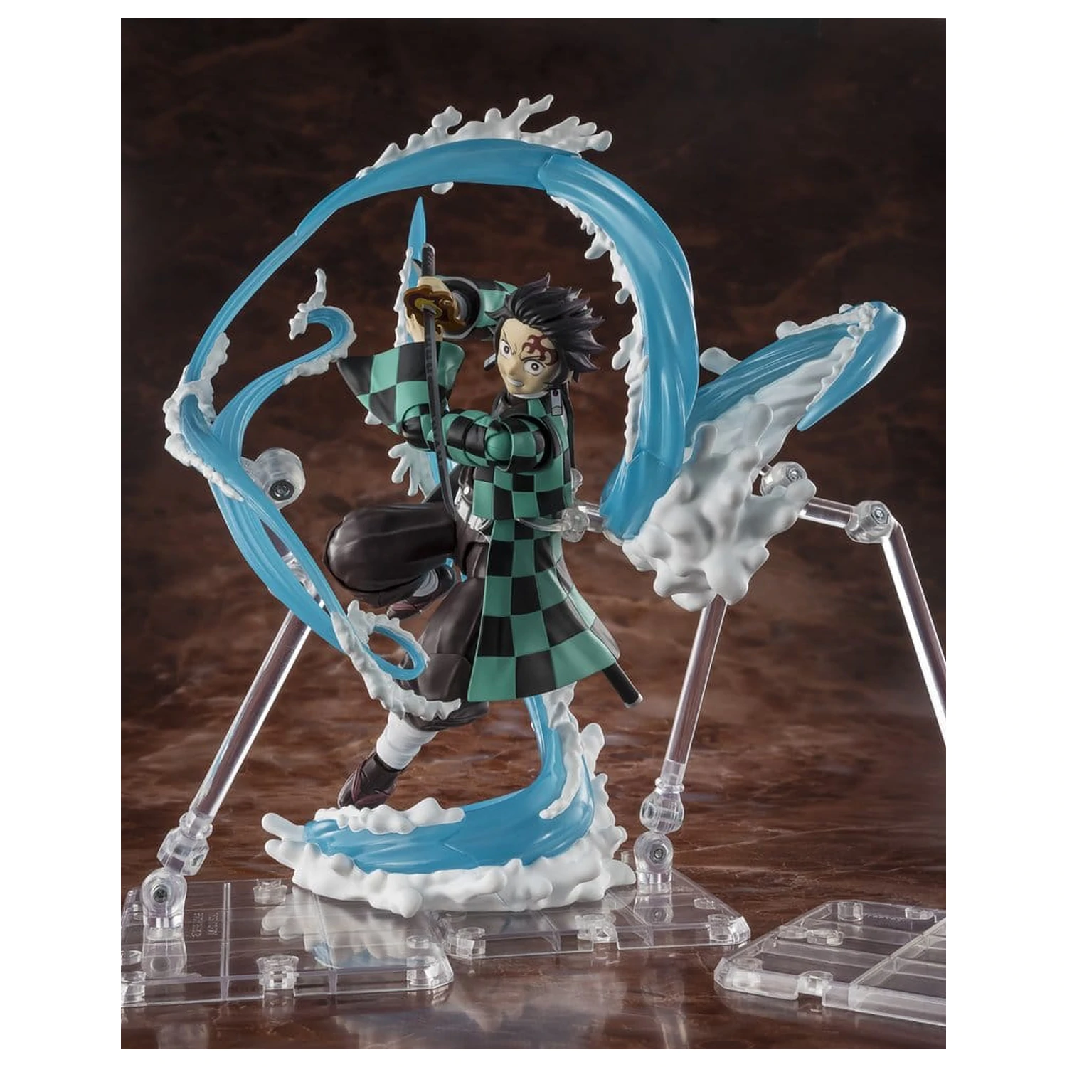 Demon Slayer: Kimetsu no Yaiba S.H. Figuarts Komplet dodatkov Tanjiro Kamado & Giyu Tomioka Water Breathing Option Parts Set fotografija izdelka