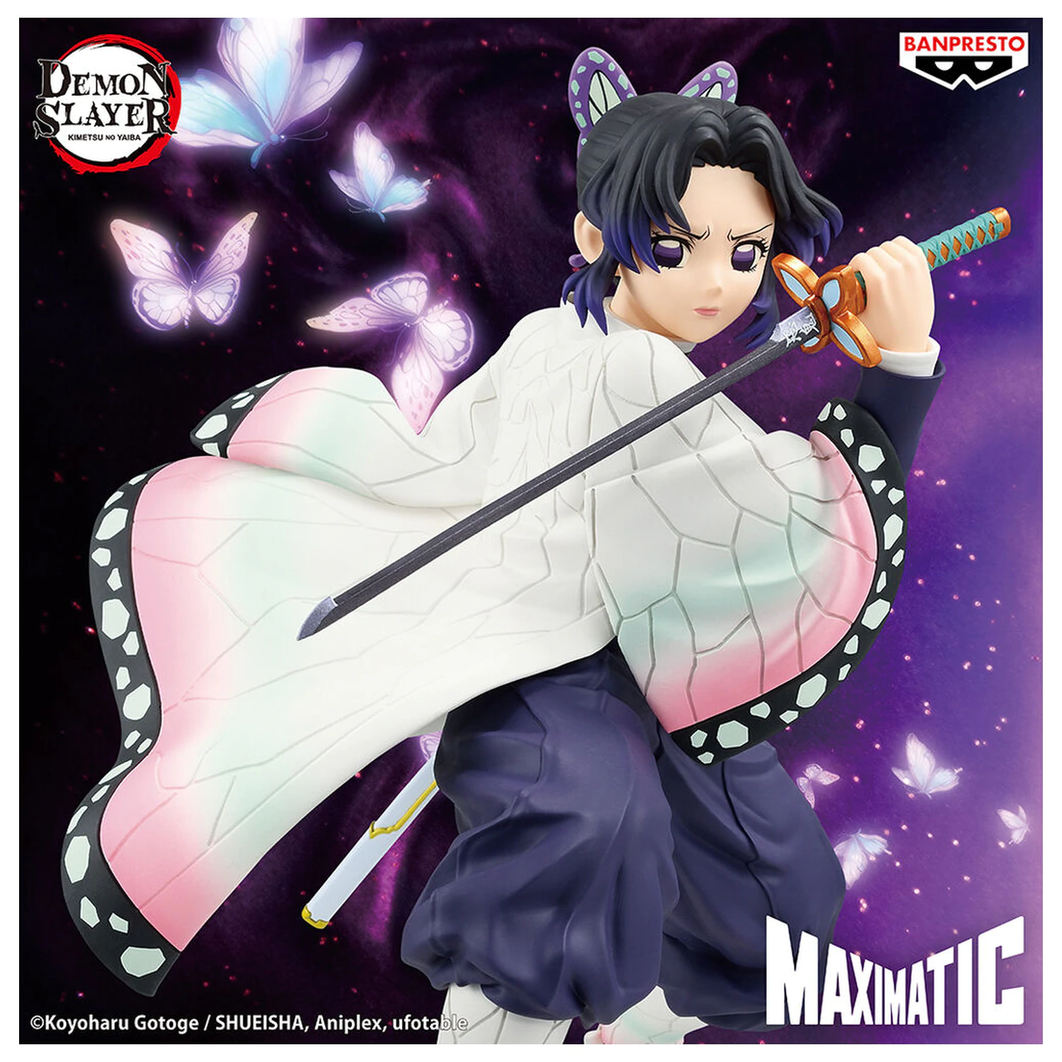 Demon Slayer Kimetsu no Yaiba Shinobu Kocho Maximatic figura 18 cm fotografija izdelka