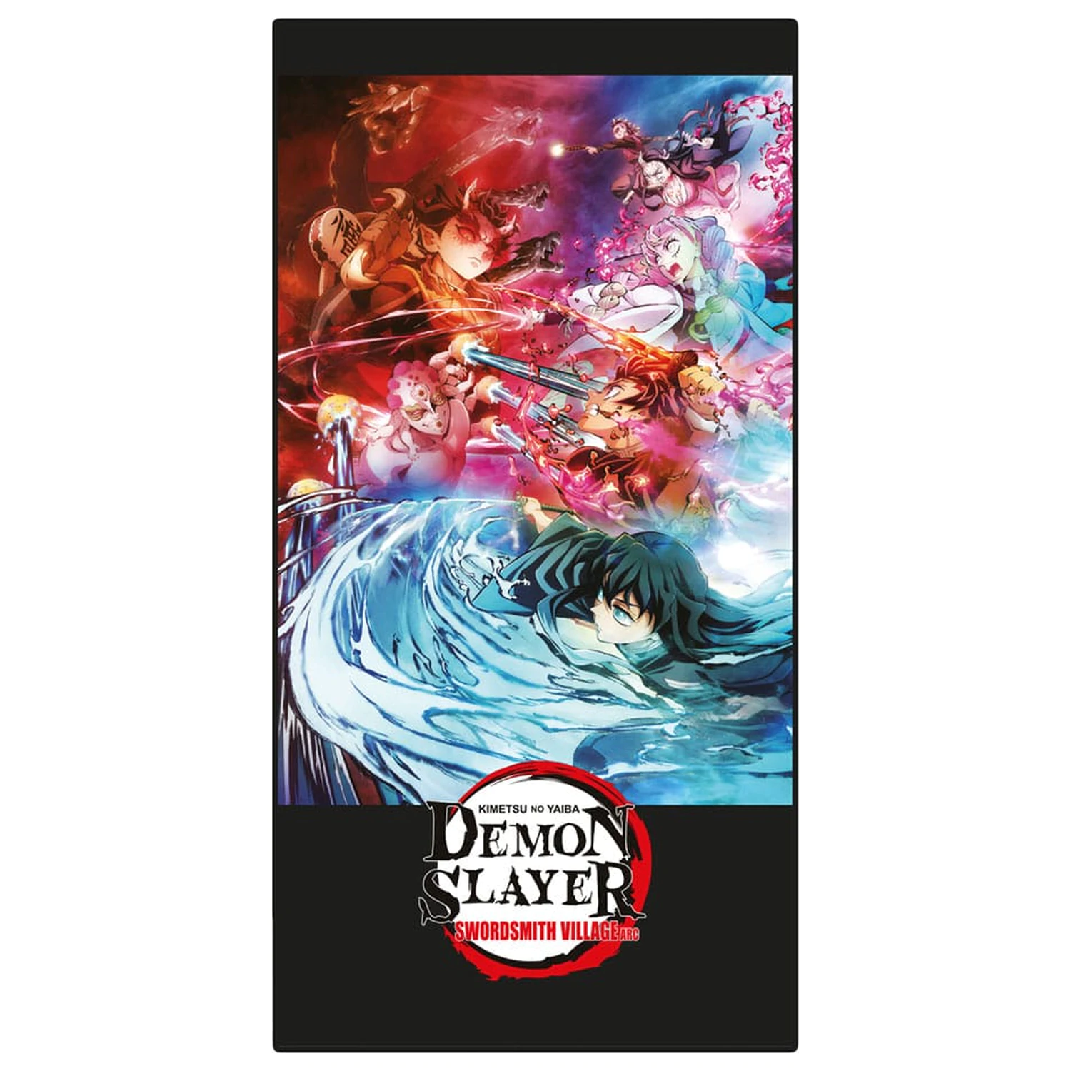 Demon Slayer: Kimetsu no Yaiba brisača Swordsmith Village Arc 03 150 x 75 cm fotografija izdelka