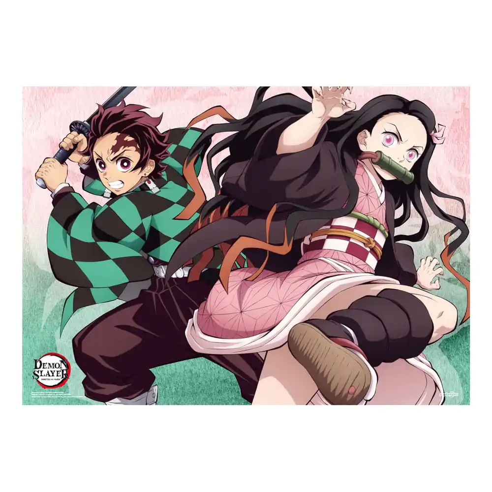 Demon Slayer: Kimetsu no Yaiba Tekstilni Poster Tanjiro in Nezuko 84 x 118 cm fotografija izdelka