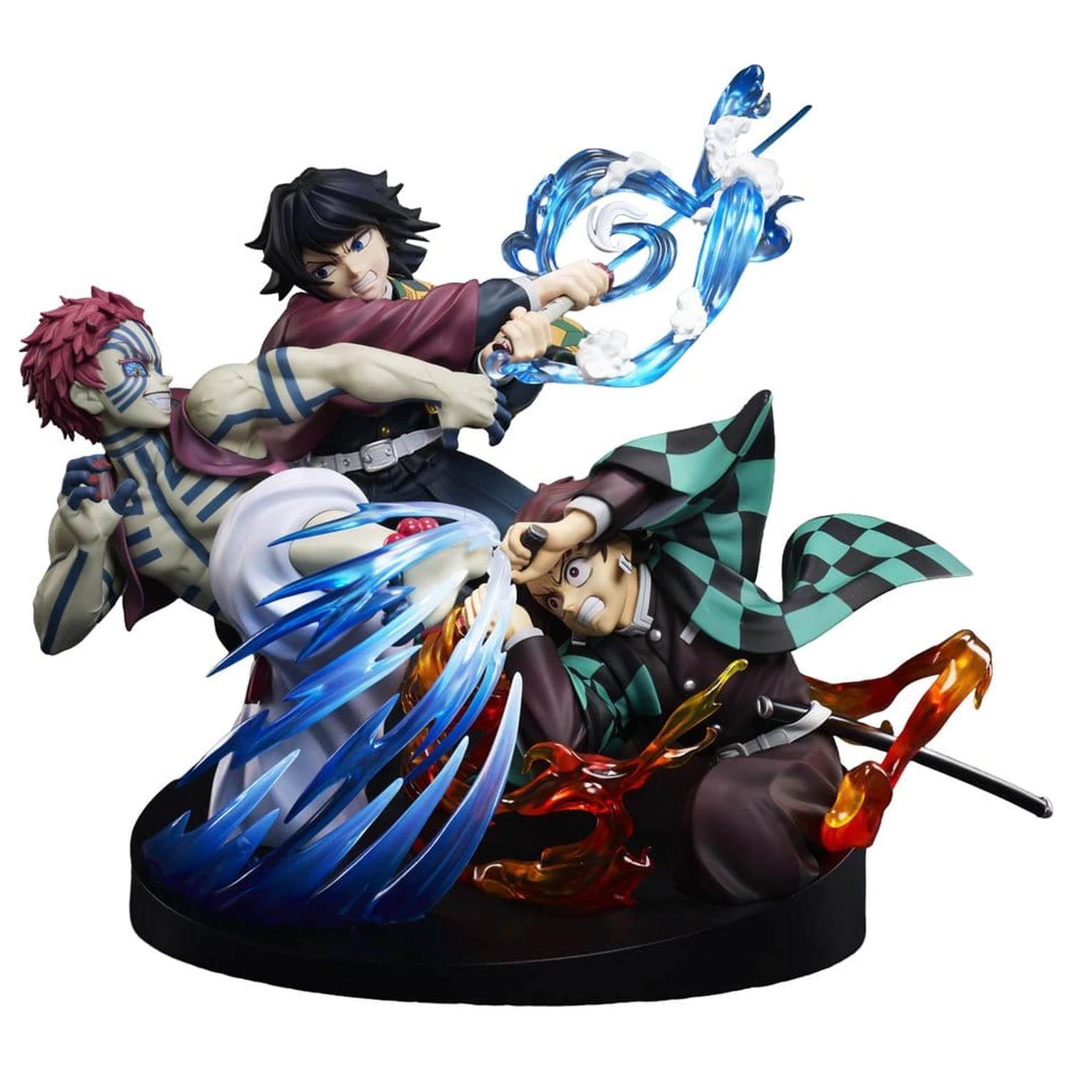 Demon Slayer: Kimetsu no Yaiba PVC figura Tanjiro Kamado & Giyu Tomioka & Akaza 13 cm fotografija izdelka