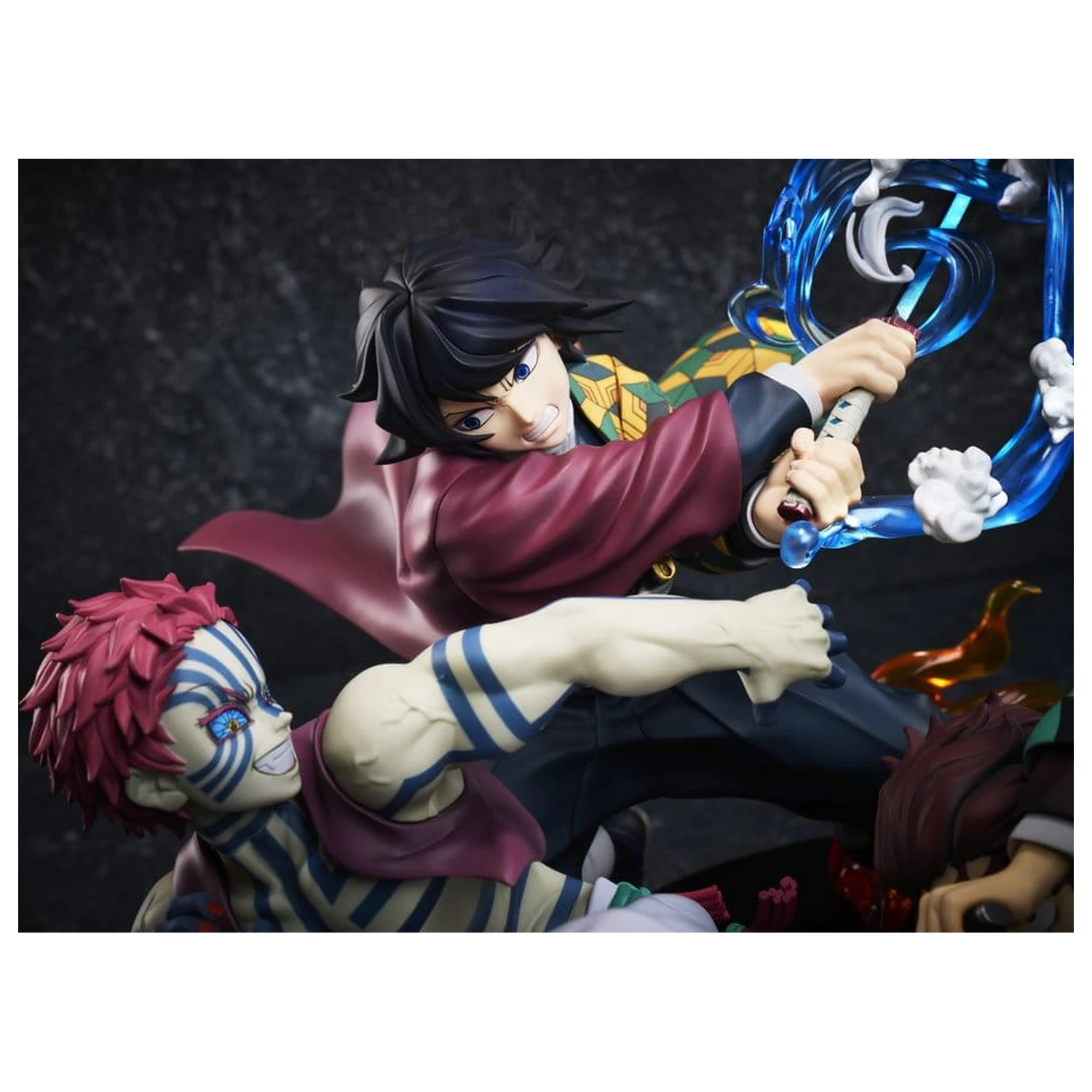 Demon Slayer: Kimetsu no Yaiba PVC figura Tanjiro Kamado & Giyu Tomioka & Akaza 13 cm fotografija izdelka