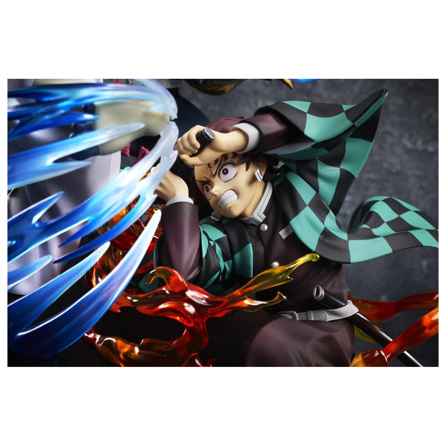 Demon Slayer: Kimetsu no Yaiba PVC figura Tanjiro Kamado & Giyu Tomioka & Akaza 13 cm fotografija izdelka
